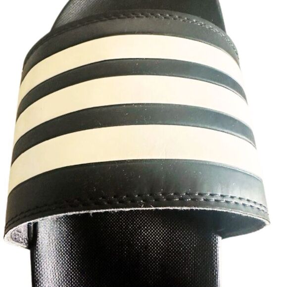 ADIDAS Adilette Shower Slides Mens 8 Pool Lowkey Stylish Stripes Classic House - Picture 4 of 8